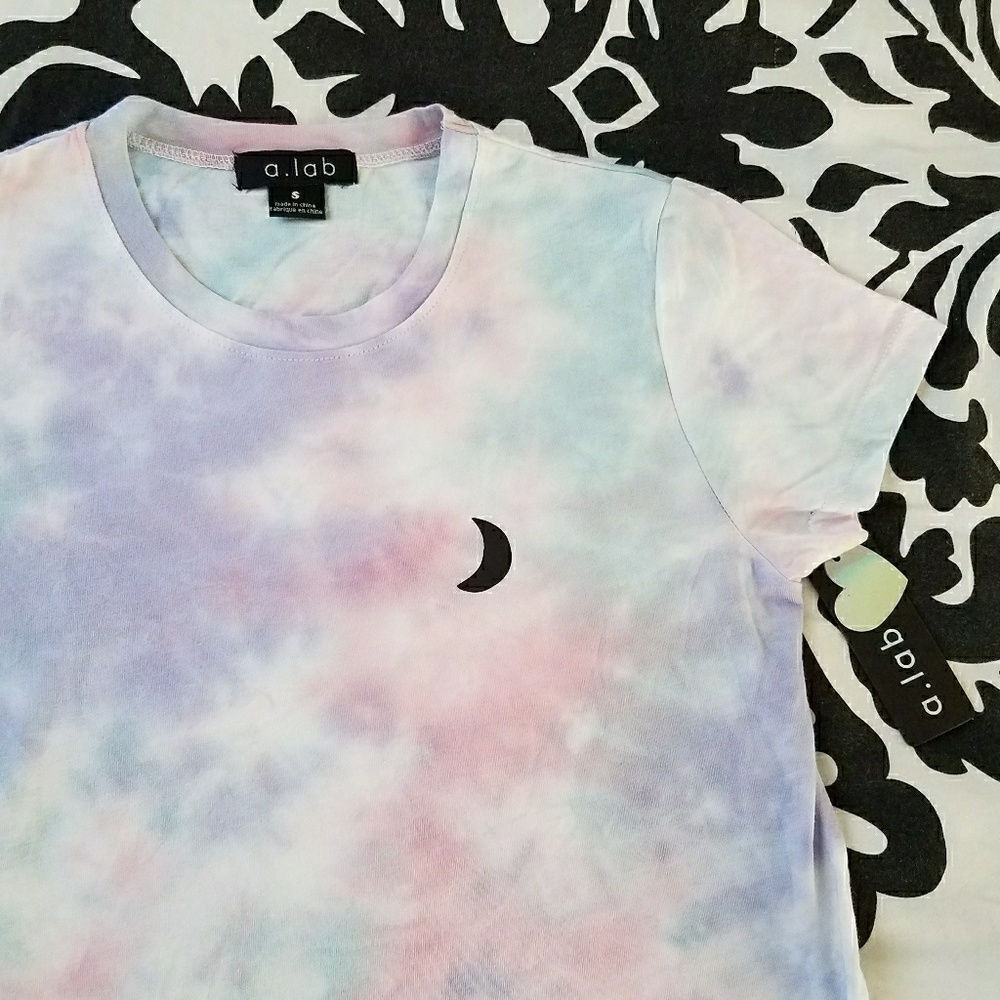 Tie-Dye Moon Tee